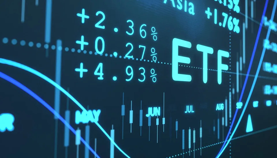 Artist rendering of ETFs trading.